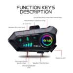 Intercom Moto Bluetooth – V10 2x Casque - Image 5
