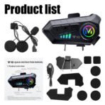 Intercom Moto Bluetooth – V10 2x Casque - Image 2